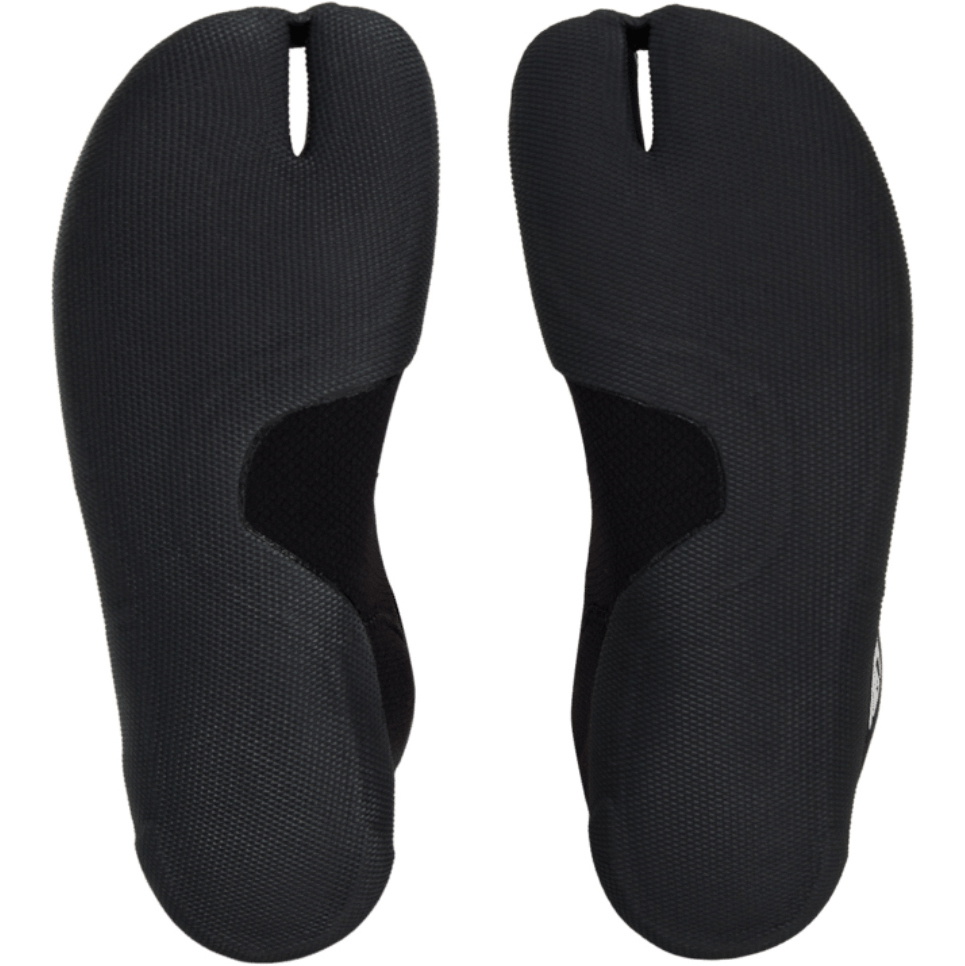 2026 Quiksilver Mens Highline 3mm Split Toe Sock Boot 25AW193504 - Black